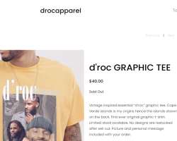 He also owns his clothing apparel named DROCAPPAREL where he exports T-shirts worldwide.
